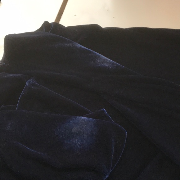 Soft Surroundings Blue Velvet Santiago Dress - Picture 6 of 6